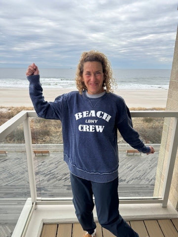 Beach Crew LBNY Oversized Women's Crewneck