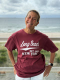 Long Beach Banner est 1922 New York Short Sleeve Tshirt