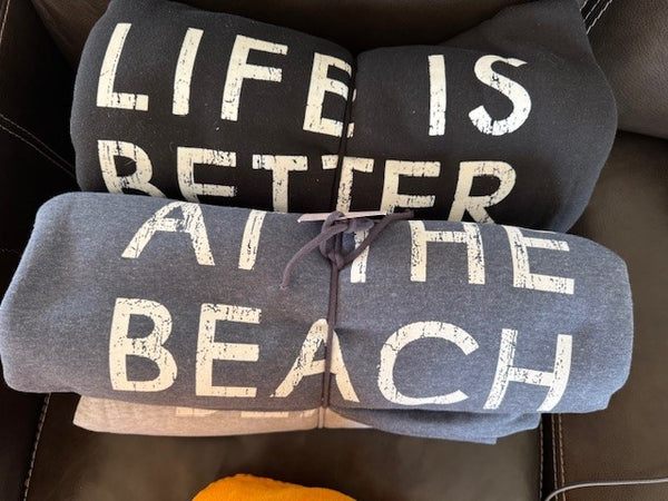 Life is Better at the Beach Long Beach, NY Blanket