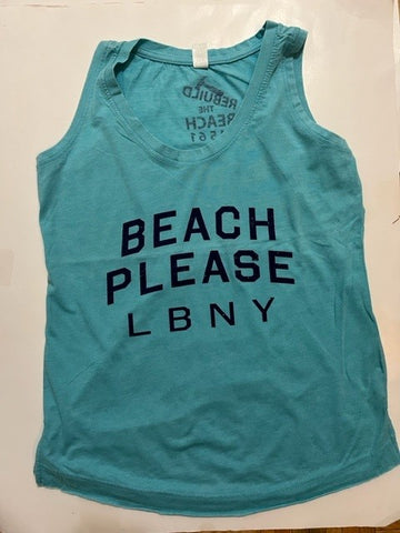 BEACH PLEASE LBNY Tank Top